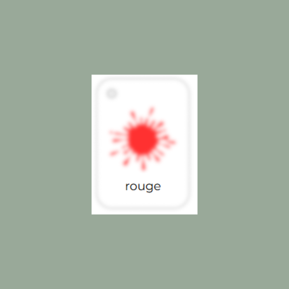 Mon trousseau des couleurs - noms en minuscules