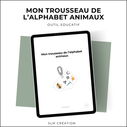 Mon trousseau de l'alphabet animaux