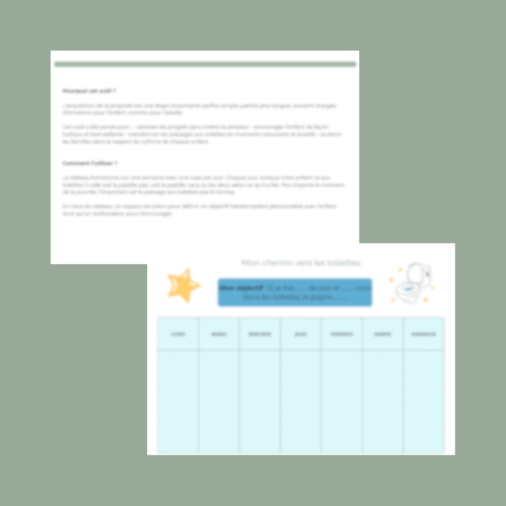 Mon chemin vers les toilettes